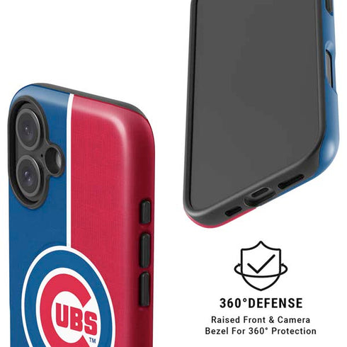 MLB Chicago Cubs Split iPhone 16 Plus Magsafe Impact Case